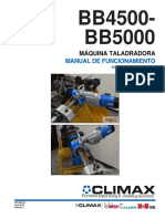 Manual de Barrenadora Climax Bb500