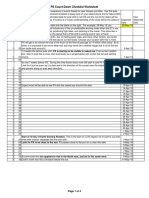 PS Count-Down Checklist Worksheet Template 2016