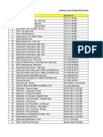 Engineering Deliverables List