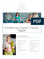 Work Book Pregnancy Yoga