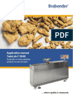 Apllication Manual en Production of Meat Substitute