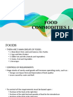 Food Commodities 1: Team Dosen Kitchen Training