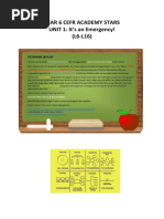 SK Year 6 Cefr Unit 1 - Its An Emergency