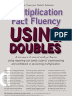 Multiplication Fact Fluency Using Doubles