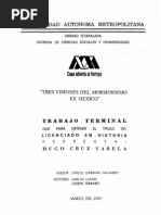 Tres Visiones Del Mormonismo en México