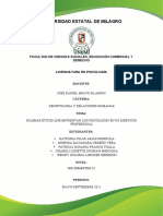 Dilemas Éticos Que Enfrentan Los Psicólogos en Su Ejercicio Profesional