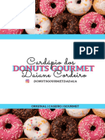 Cardápio Donuts Gourmet