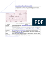 Indian Capital Market System and Capital Market Structure of India