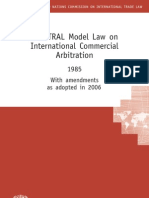 Uncitral Model Law With 2006 Amendments