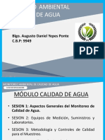 Monitoreo de La Calidad Del Agua Augusto Yepes