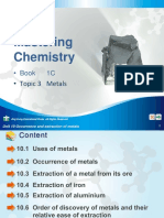 Mastering Chemistry: - Topic 3 Metals