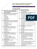 CHAPTER-9, Respiration in Organisms.