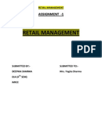 Assignment - Retail Management