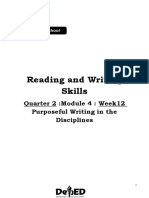 MODULE 4 WEEK 12 LESSONs 1and 2 Writing A Book Review or Article Critique and Literature Review