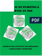 Organisational Development Guide For Ngos by Zaa Twalangeti PDF