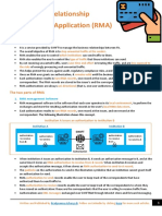 Overview of RMA Services