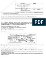 Prova 6 Ano - 2º Trimestre