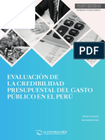 Evaluación de La Credibilidad Presupuestal Del Gasto Público en El Perú PDF