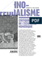 Technoféodalisme Critique de Léconomie Numérique (Cédric Durand)