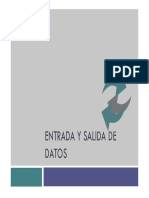 Entrada y Salida de Datos