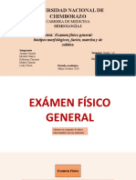 Biotipos Morfológicos, Facies, Marcha, Actitud y de Cúbitos