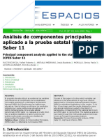 Análisis de Componentes Principales