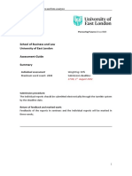 School of Business and Law University of East London Assessment Guide