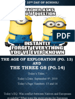 Three Gs PowerPoint