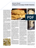 Feeding and Conveying in Tortilla Production: Application Example