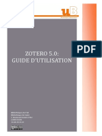 ZOTERO - V5 - Guide Utilisation - MAJ - 20212603