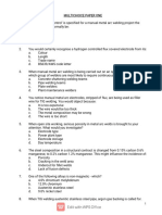 CSWIP 3.1 Multiple Choice-4