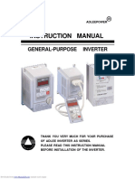 Instruction Manual: General-Purpose Inverter