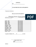 Declarao de Ausencia de Faturamento - Modelo