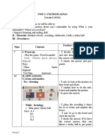 by The End of The Lesson, Ss Will Be Able To:: Group 8