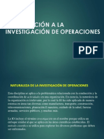 Introduccion A La Investigacion de Opera