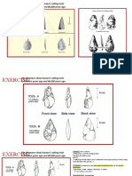 The Diagrams Show Human's Cutting Tools 1.4 Million Years Ago and 80,000 Years Ago