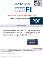 Cierre Fiscal 2021 PM Titulo II CADEFI