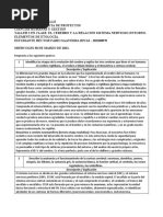 Taller 2. El Cerebro y La Relación Sistema Nervioso-Entorno. Elementos de Etología - V2