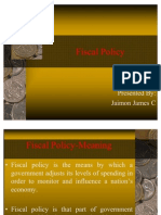 Fiscal Policy - Jaimon James