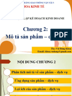 Chuong 2 Mô Tả Sản Phẩm Dịch Vụ