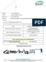 500KG LD PP HM WASTE WASHING PLANT Customise