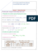 Examen National Physique Chimie Sciences Maths 2020 Normale Corrige