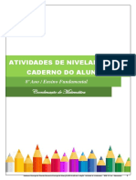 Atividades Matemática - 8º Ano