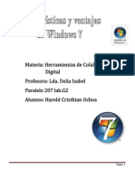 Caracteristicas y Ventajas de Windows 7