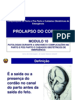 Prolapso de Cordão