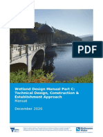 Wetland Design Manual Part C: Technical Design, Construction & Establishment Approach