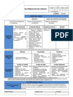 Descricpcion de Cargo Administrador