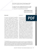 Bertha Mendlovic - ¿Hacia Una "Nueva Época" en Los Estudios de Memoria Social?