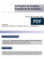 Livro Jung - Elaboracao de Projetos de Pesquisa Aplicados A Engenharia de Producao II