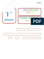 Examen Primer Grado Segundotrimestre